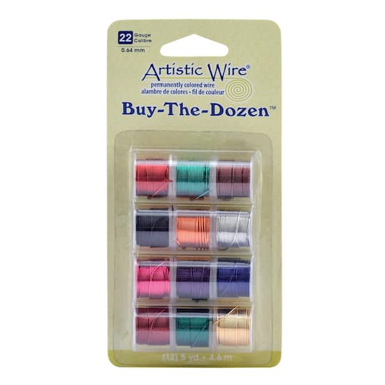 Artistic Wire® Gauge Buy the Dozen™ Tarnish Resistant Colored Copper Craft Wire